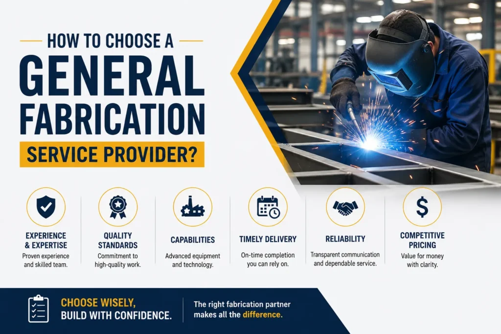 How to choose a general fabrication service provider?