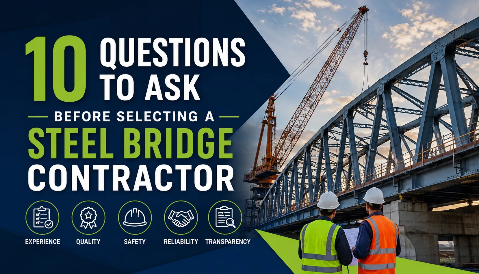 10 Questions to Ask Before Selecting a Steel Bridge Contractor